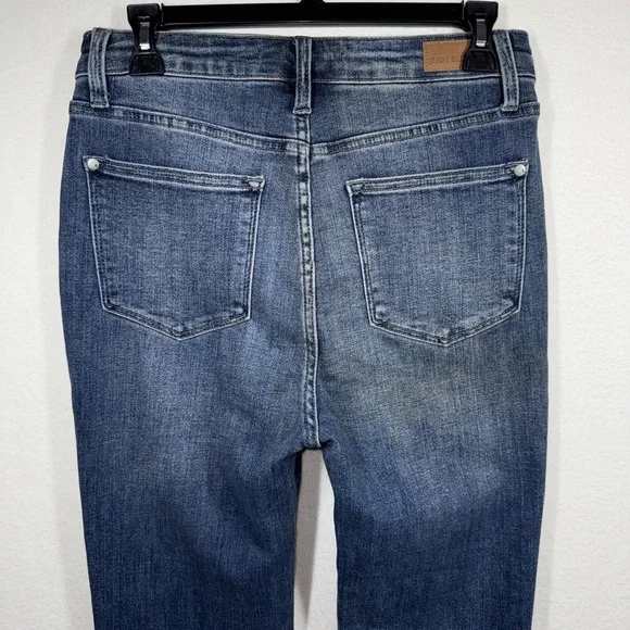 Judy Blue Blue Slim Boot Jeans Size 9/29 (28x30) Blue Medium Wash High Rise - Picture 8 of 16